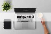 国内P2P网贷的崛起与发展，国内P2P网贷的崛起与蓬勃发展