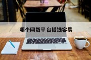 哪个网贷平台借钱更容易？，哪个网贷平台借钱更容易？