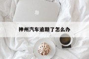 神州汽车逾期了怎么办_神州汽车服务有限公司