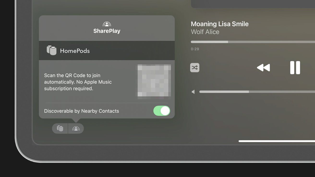 呼朋唤友一起嗨，苹果 iPadOS 18 扩充 Apple Music“同播共享”功能